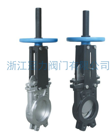 对夹式刀型闸阀是怎么工作的